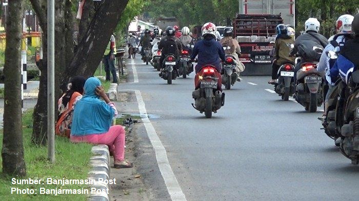 pengemis di banjarmasin